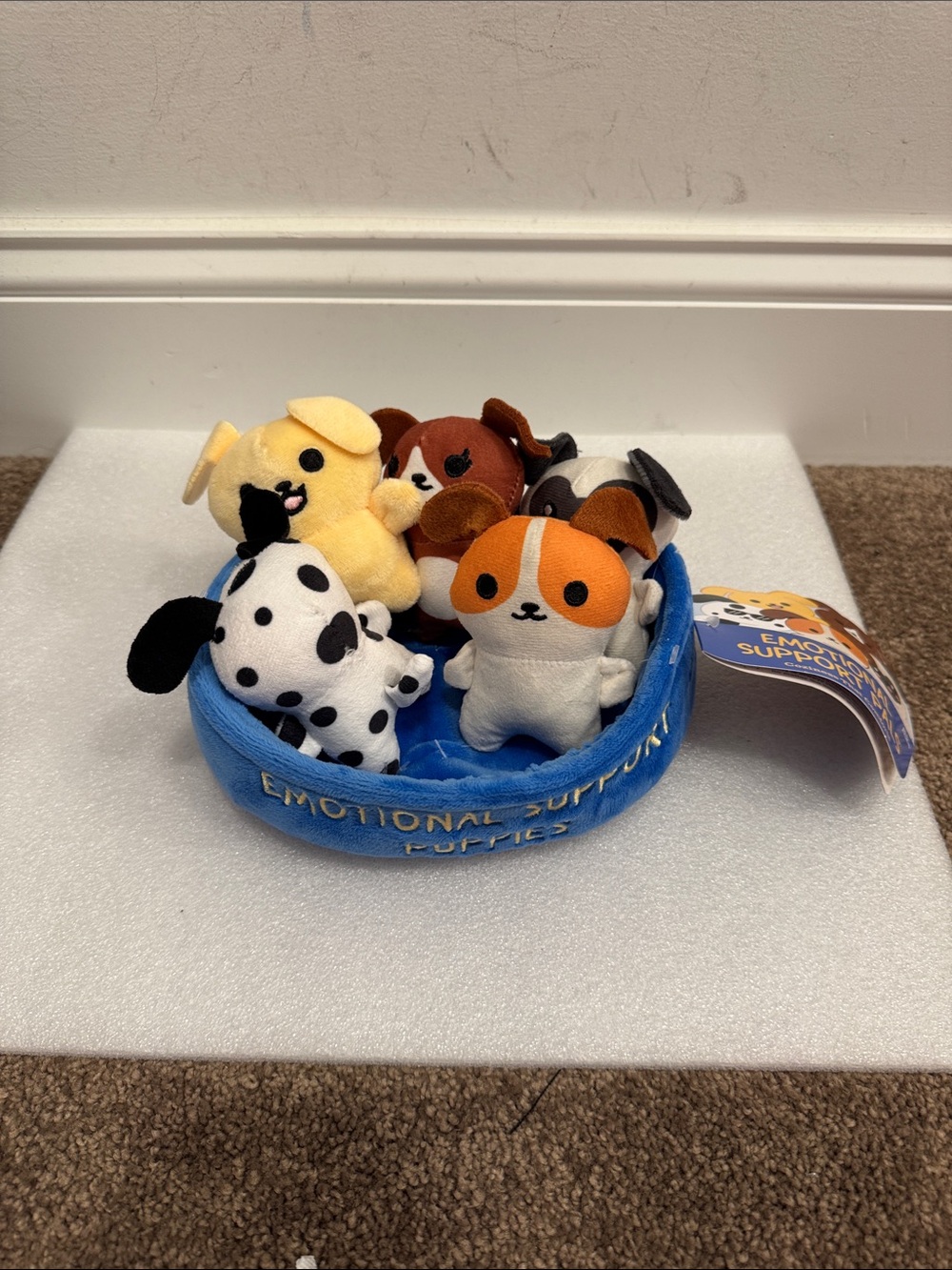 Emotional Support Puppies Plush Set NWT